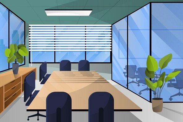 Use of horizon blinds in commercial settings such as offices - Breaking ...